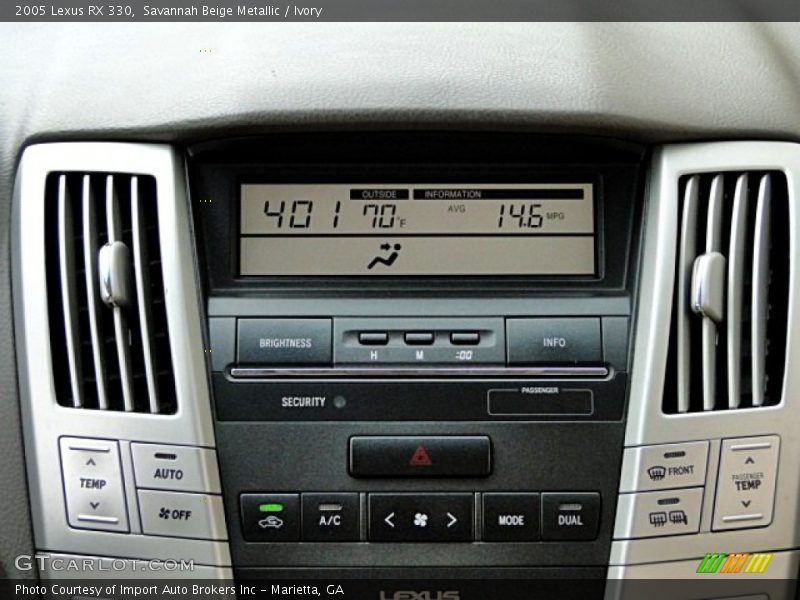 Savannah Beige Metallic / Ivory 2005 Lexus RX 330
