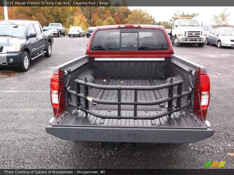 Cayenne Red / Beige 2015 Nissan Frontier SV King Cab 4x4