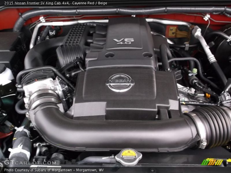 Cayenne Red / Beige 2015 Nissan Frontier SV King Cab 4x4