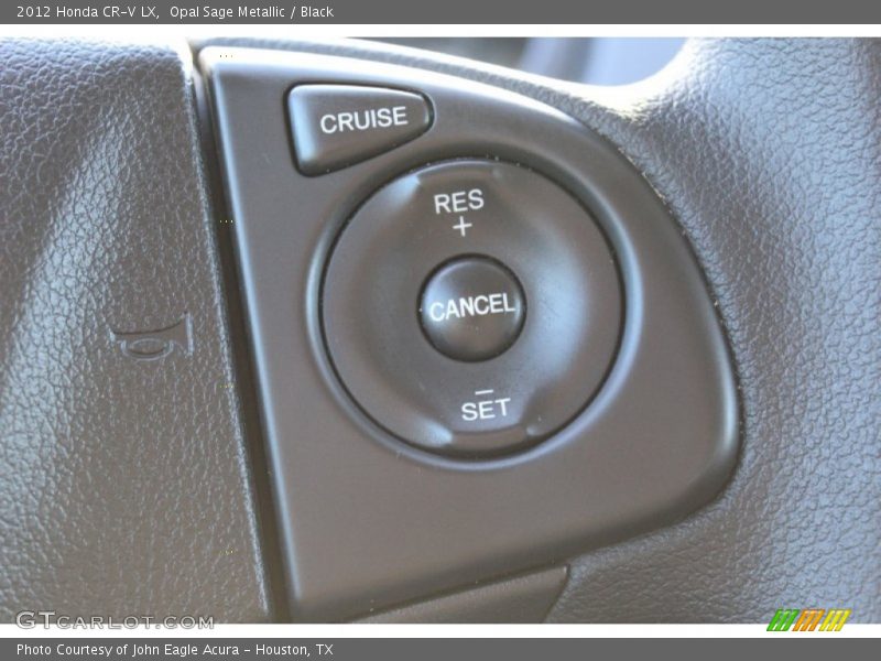 Opal Sage Metallic / Black 2012 Honda CR-V LX