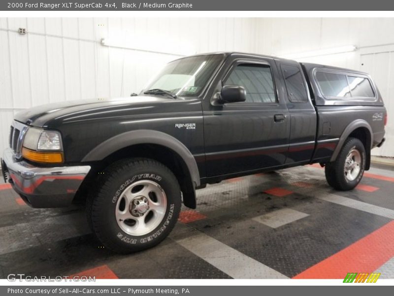 Black / Medium Graphite 2000 Ford Ranger XLT SuperCab 4x4