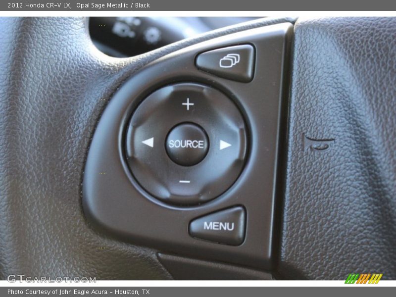 Opal Sage Metallic / Black 2012 Honda CR-V LX