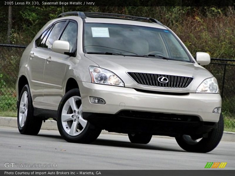 Savannah Beige Metallic / Ivory 2005 Lexus RX 330