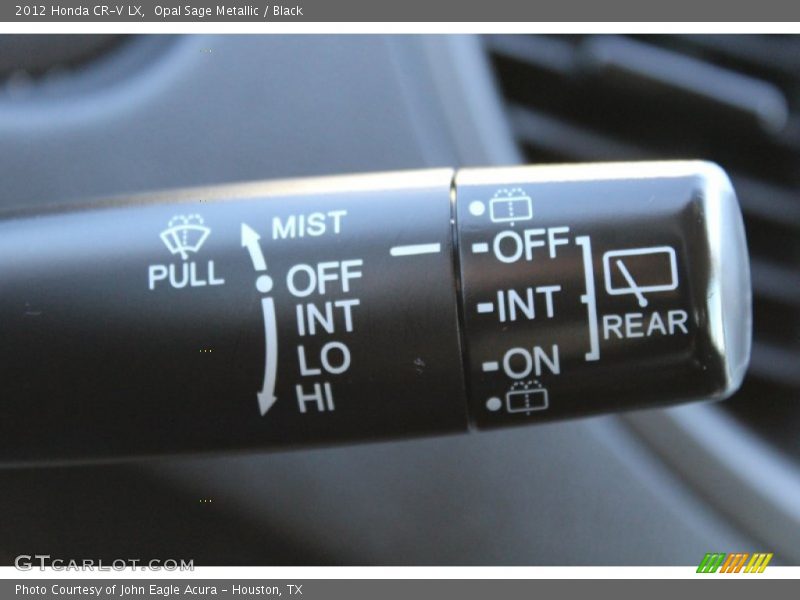 Opal Sage Metallic / Black 2012 Honda CR-V LX