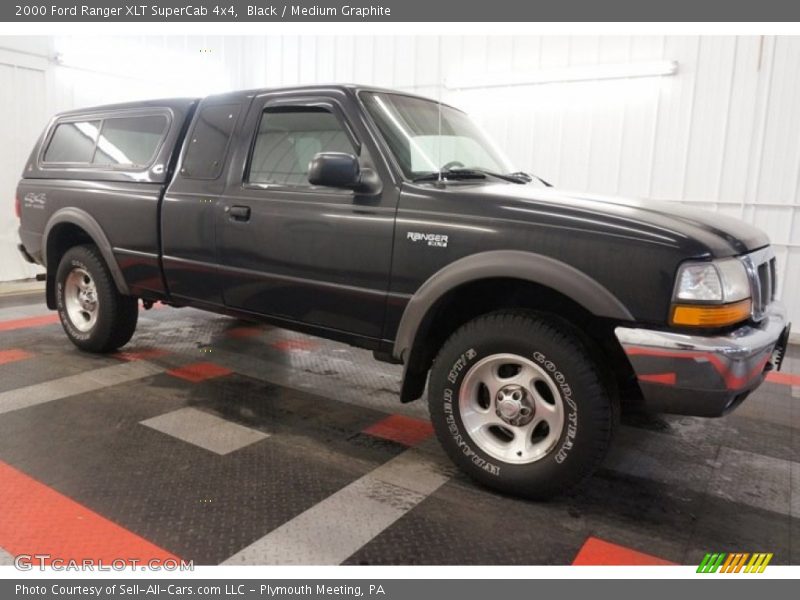Black / Medium Graphite 2000 Ford Ranger XLT SuperCab 4x4