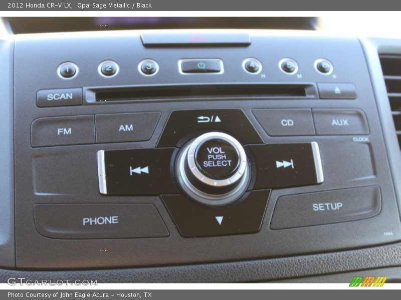 Opal Sage Metallic / Black 2012 Honda CR-V LX