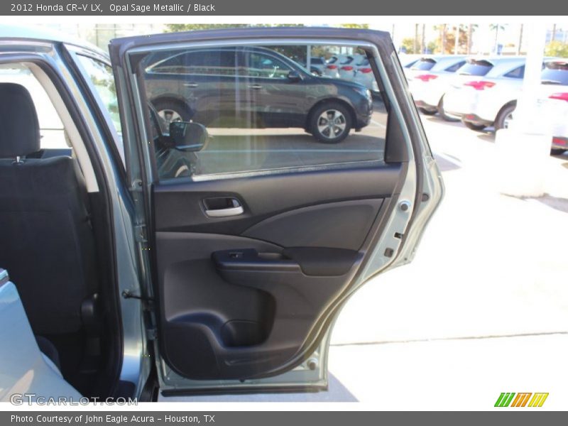 Opal Sage Metallic / Black 2012 Honda CR-V LX