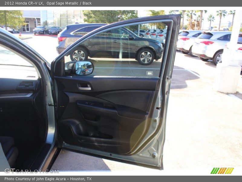 Opal Sage Metallic / Black 2012 Honda CR-V LX
