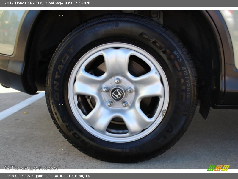 Opal Sage Metallic / Black 2012 Honda CR-V LX
