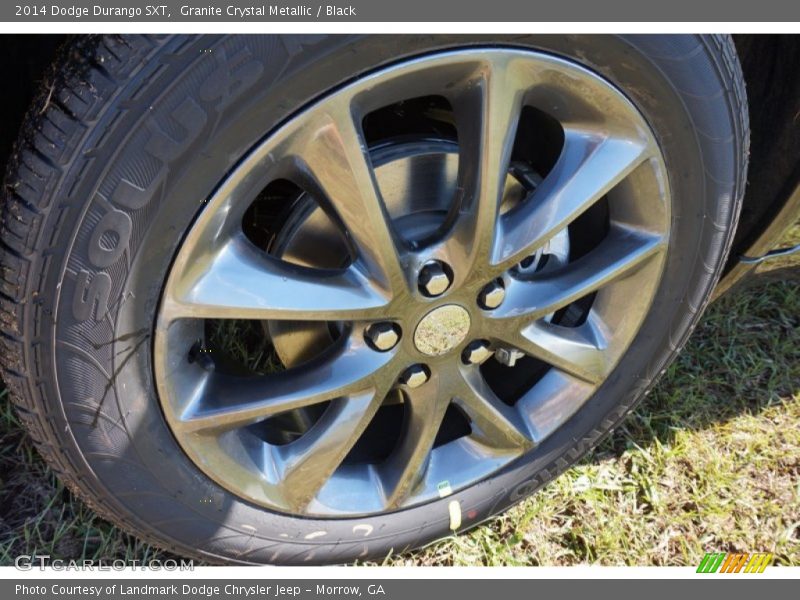 Granite Crystal Metallic / Black 2014 Dodge Durango SXT