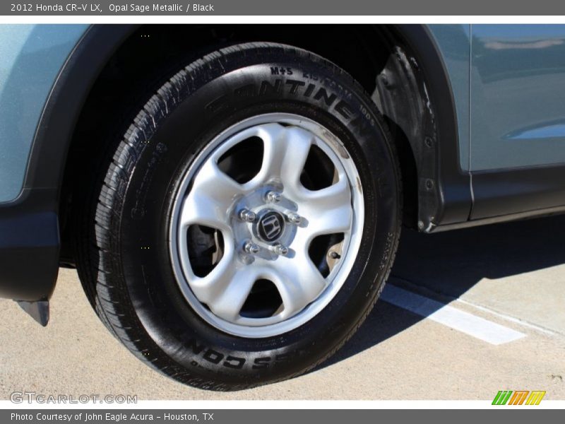 Opal Sage Metallic / Black 2012 Honda CR-V LX