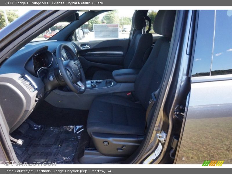 Granite Crystal Metallic / Black 2014 Dodge Durango SXT