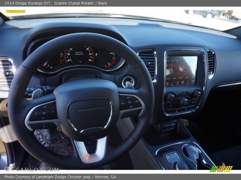 Granite Crystal Metallic / Black 2014 Dodge Durango SXT