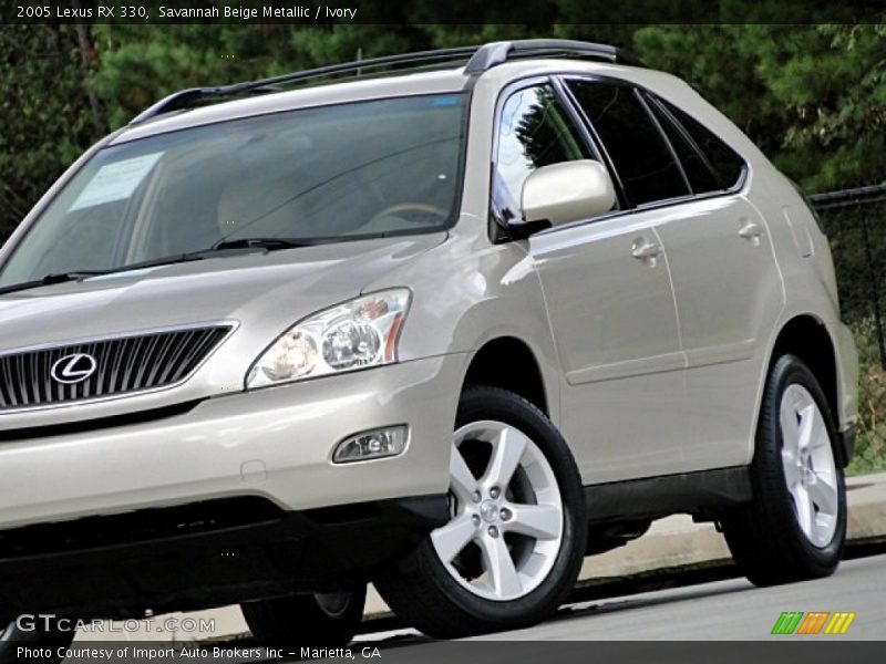 Savannah Beige Metallic / Ivory 2005 Lexus RX 330