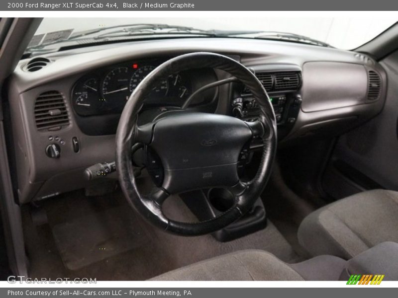 Black / Medium Graphite 2000 Ford Ranger XLT SuperCab 4x4