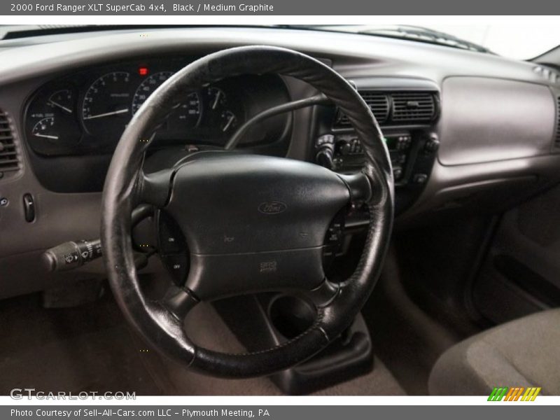 Black / Medium Graphite 2000 Ford Ranger XLT SuperCab 4x4