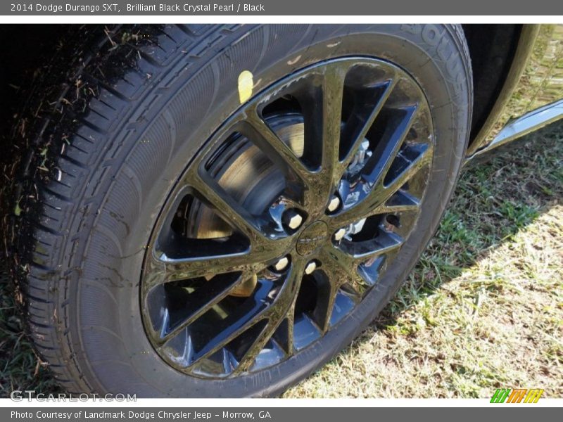 Brilliant Black Crystal Pearl / Black 2014 Dodge Durango SXT