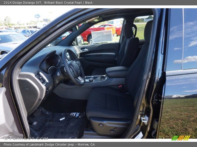 Brilliant Black Crystal Pearl / Black 2014 Dodge Durango SXT
