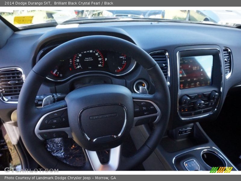 Brilliant Black Crystal Pearl / Black 2014 Dodge Durango SXT