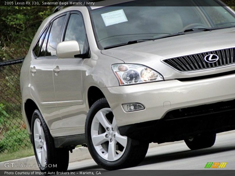 Savannah Beige Metallic / Ivory 2005 Lexus RX 330