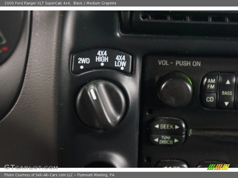 Black / Medium Graphite 2000 Ford Ranger XLT SuperCab 4x4