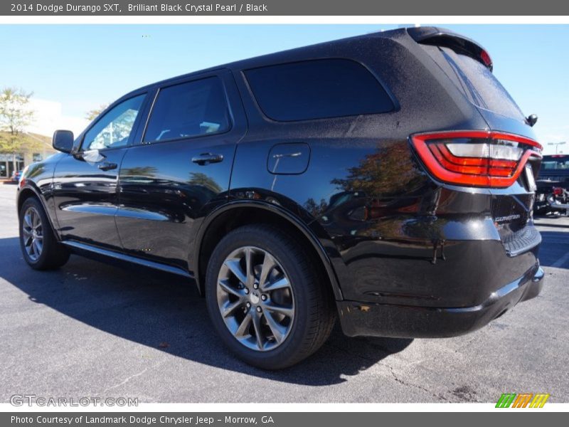 Brilliant Black Crystal Pearl / Black 2014 Dodge Durango SXT