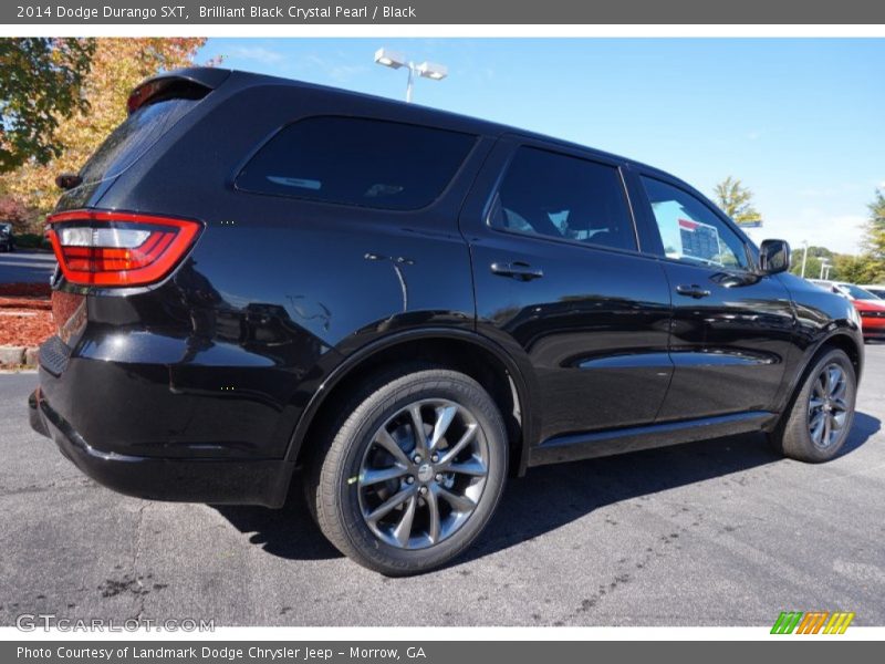 Brilliant Black Crystal Pearl / Black 2014 Dodge Durango SXT