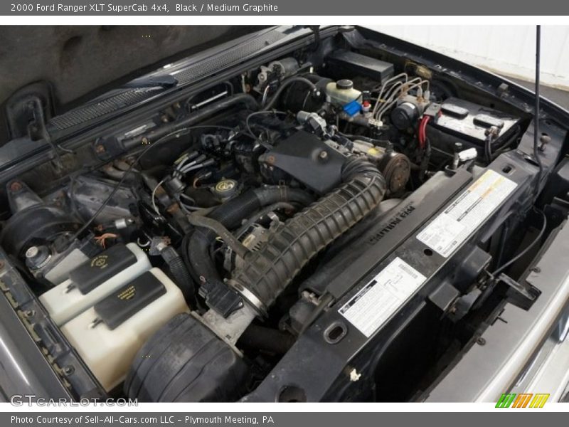 Black / Medium Graphite 2000 Ford Ranger XLT SuperCab 4x4