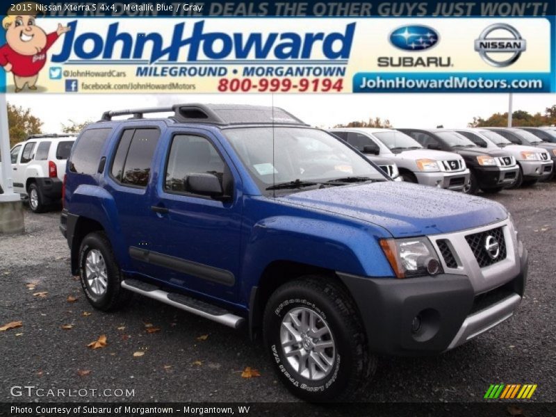 Metallic Blue / Gray 2015 Nissan Xterra S 4x4
