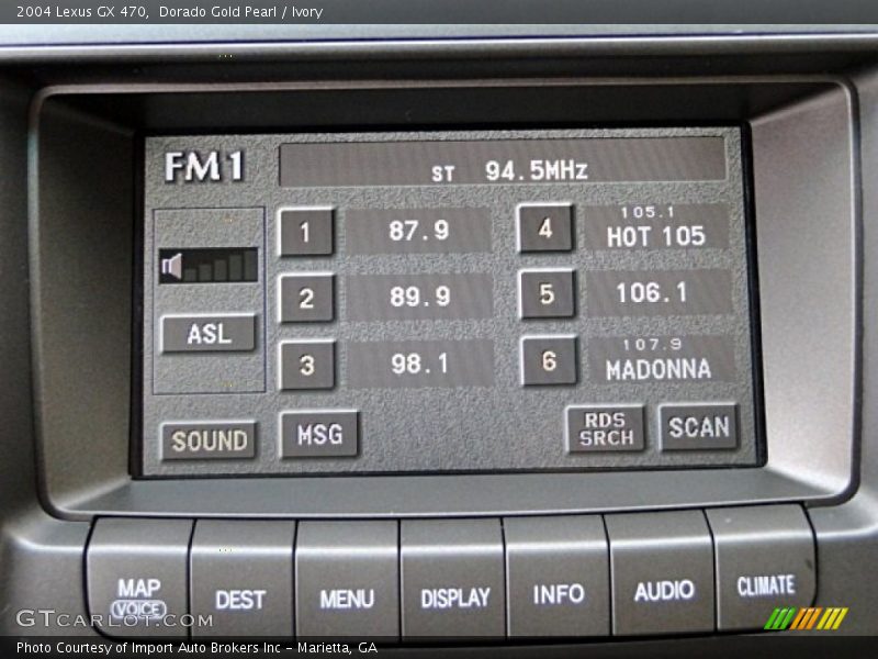 Dorado Gold Pearl / Ivory 2004 Lexus GX 470