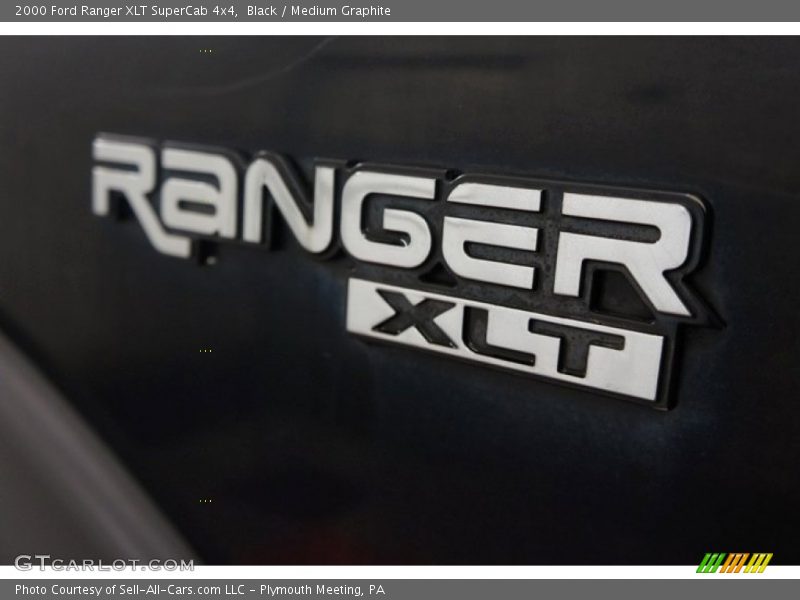 Black / Medium Graphite 2000 Ford Ranger XLT SuperCab 4x4