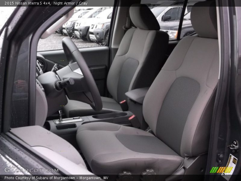Front Seat of 2015 Xterra S 4x4