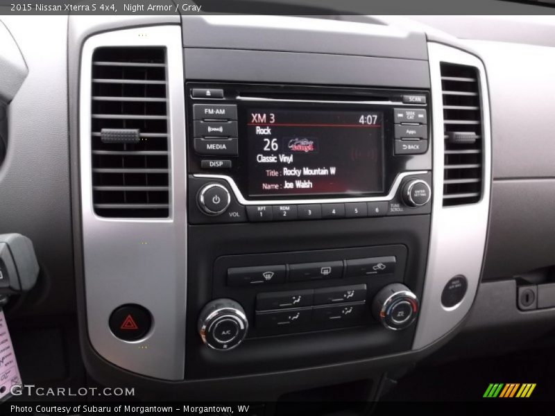 Controls of 2015 Xterra S 4x4
