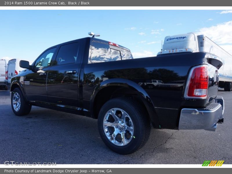 Black / Black 2014 Ram 1500 Laramie Crew Cab