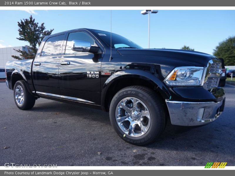 Black / Black 2014 Ram 1500 Laramie Crew Cab