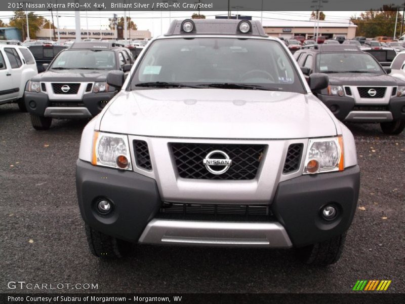 Brilliant Silver / PRO-4X Gray/Steel 2015 Nissan Xterra PRO-4X 4x4