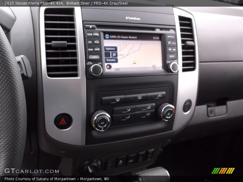 Controls of 2015 Xterra PRO-4X 4x4