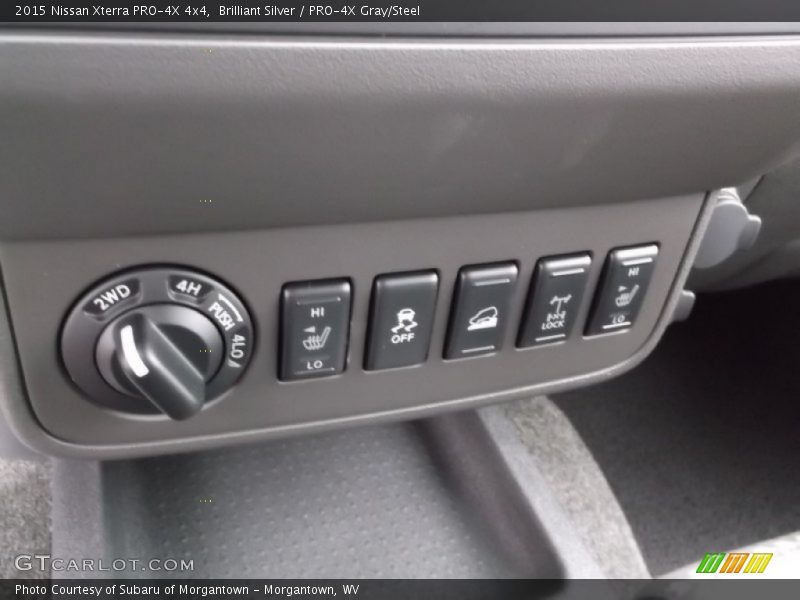 Controls of 2015 Xterra PRO-4X 4x4