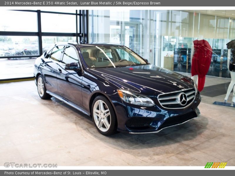 Front 3/4 View of 2014 E 350 4Matic Sedan