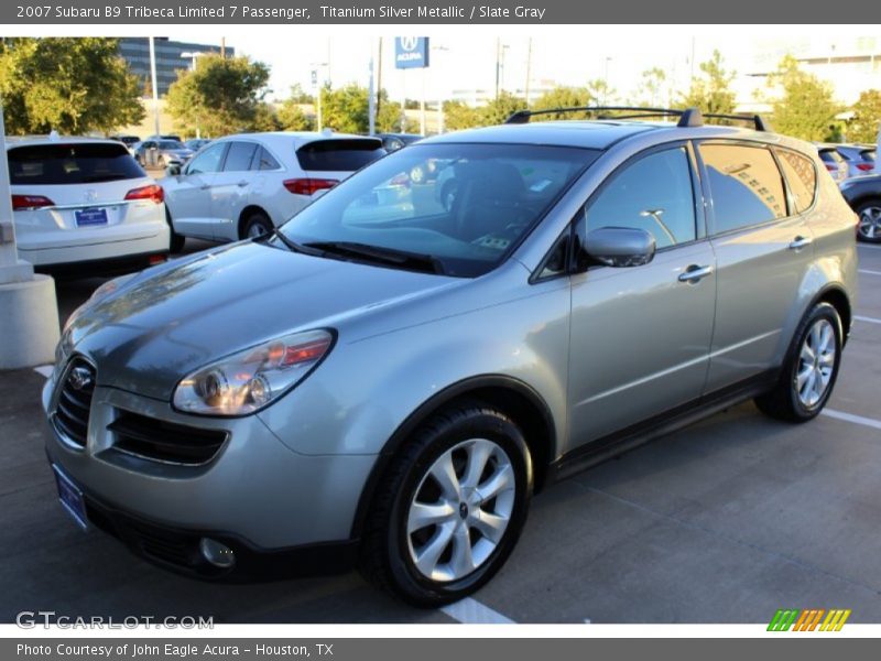 Titanium Silver Metallic / Slate Gray 2007 Subaru B9 Tribeca Limited 7 Passenger