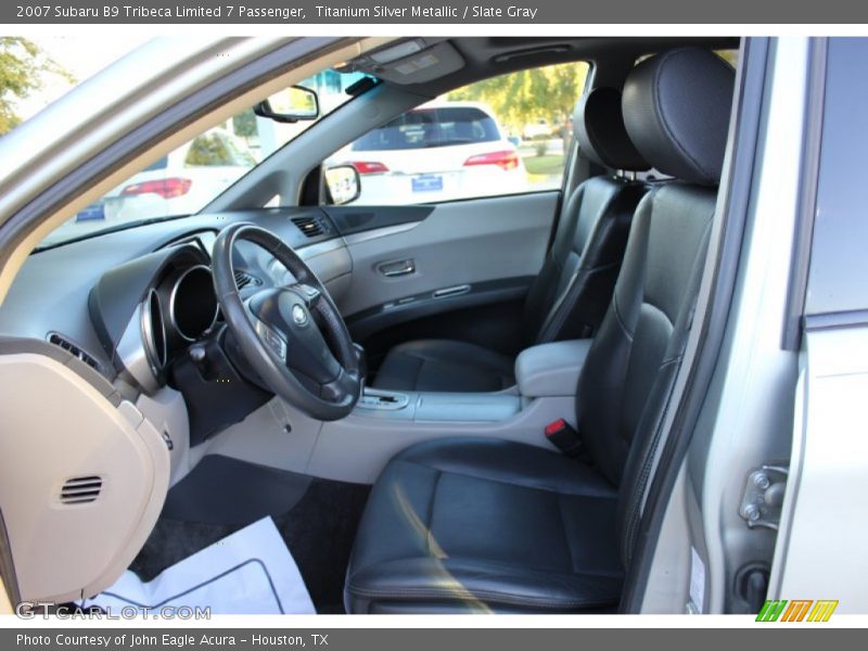 Titanium Silver Metallic / Slate Gray 2007 Subaru B9 Tribeca Limited 7 Passenger