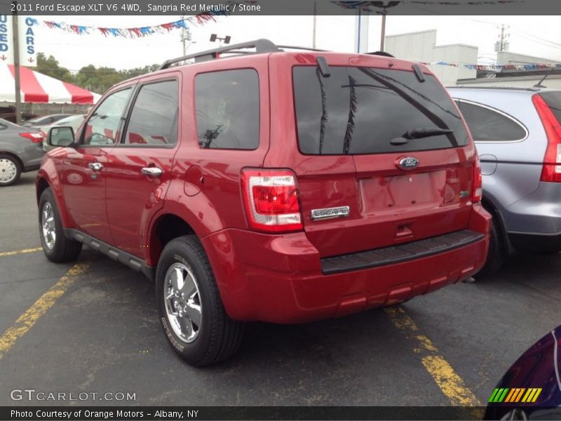 Sangria Red Metallic / Stone 2011 Ford Escape XLT V6 4WD