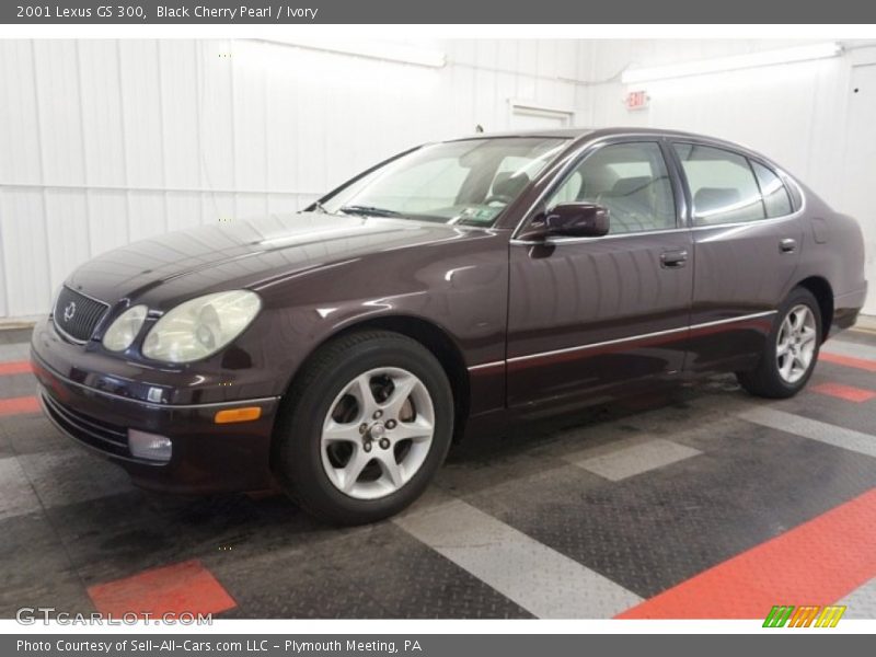 Black Cherry Pearl / Ivory 2001 Lexus GS 300