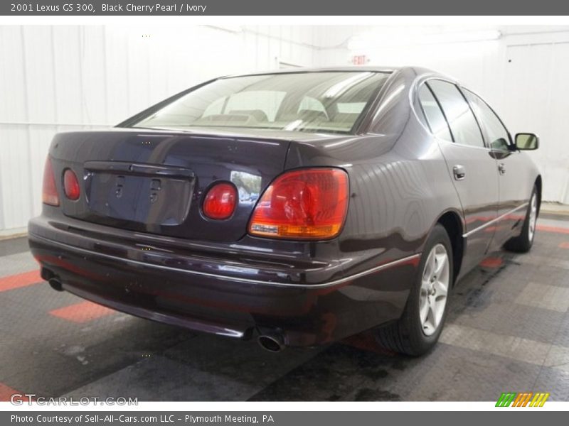 Black Cherry Pearl / Ivory 2001 Lexus GS 300