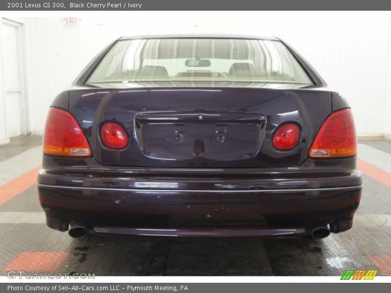 Black Cherry Pearl / Ivory 2001 Lexus GS 300