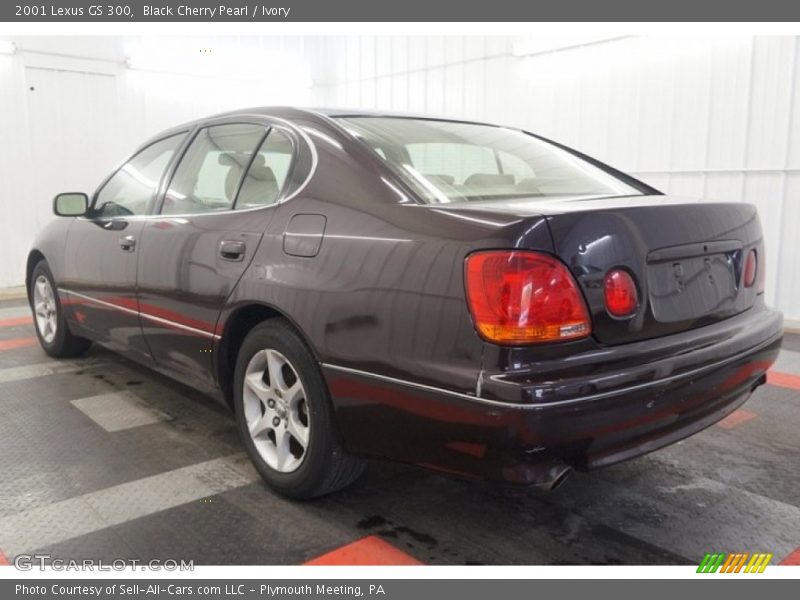 Black Cherry Pearl / Ivory 2001 Lexus GS 300