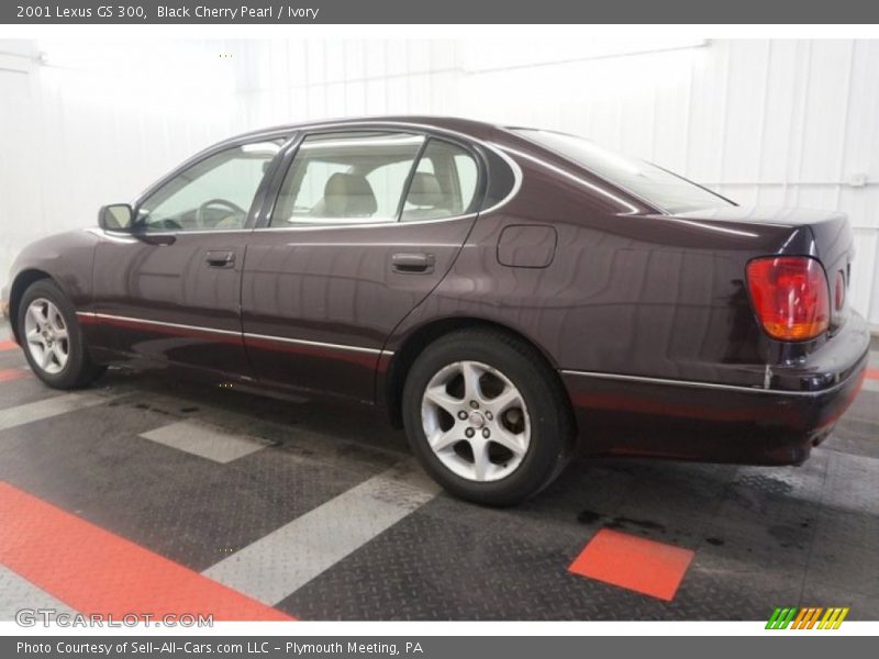 Black Cherry Pearl / Ivory 2001 Lexus GS 300