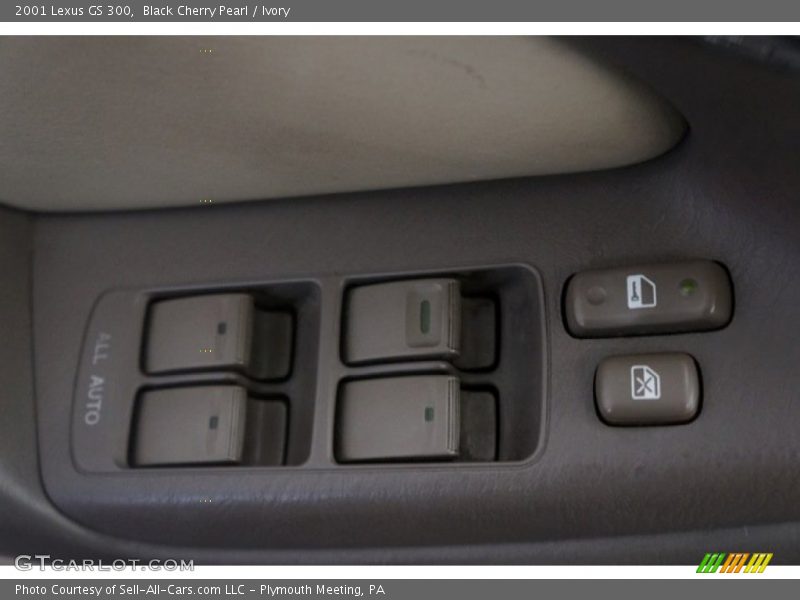 Black Cherry Pearl / Ivory 2001 Lexus GS 300