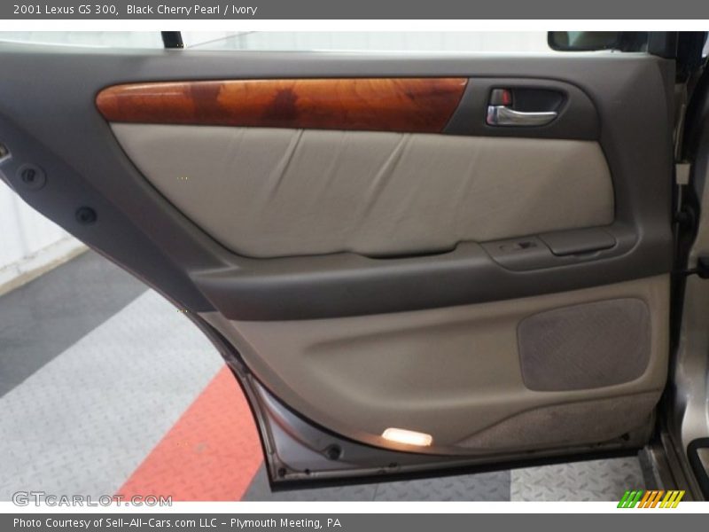 Black Cherry Pearl / Ivory 2001 Lexus GS 300