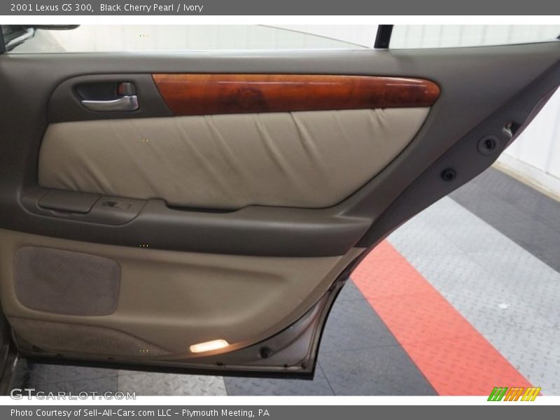 Black Cherry Pearl / Ivory 2001 Lexus GS 300